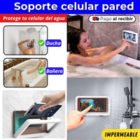 📱🚿 Protección total para tu celular en la ducha 💧Soporte celular de pared